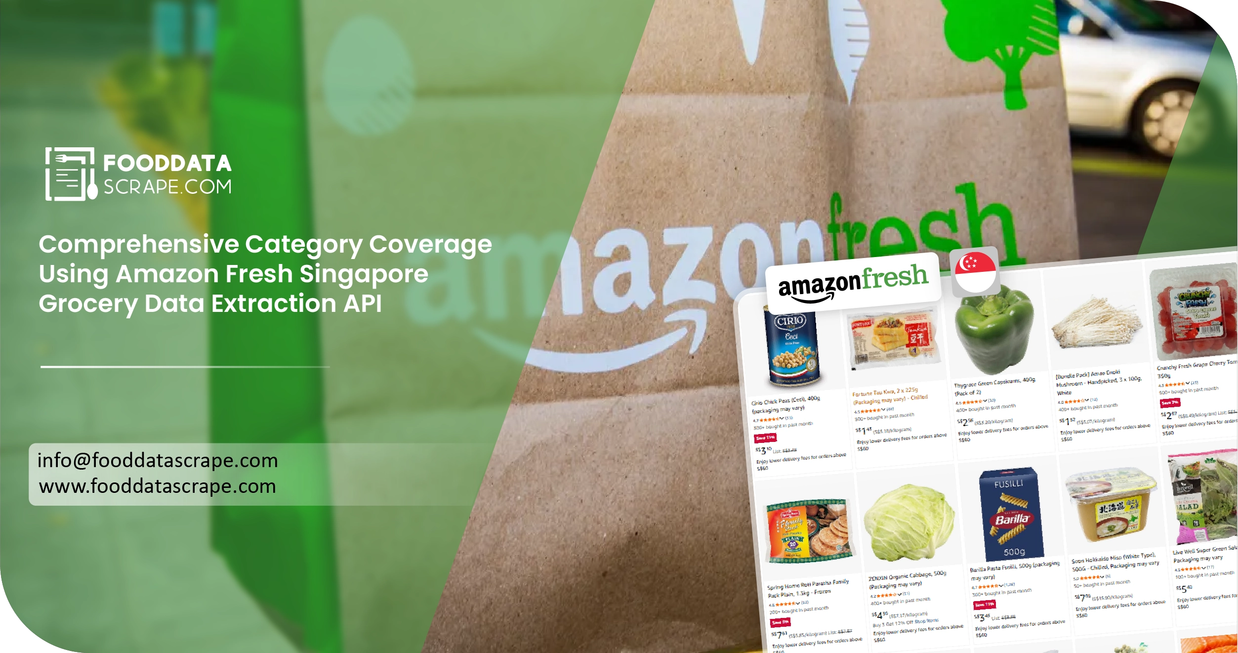 Amazon Fresh Singapore Grocery Data Extraction